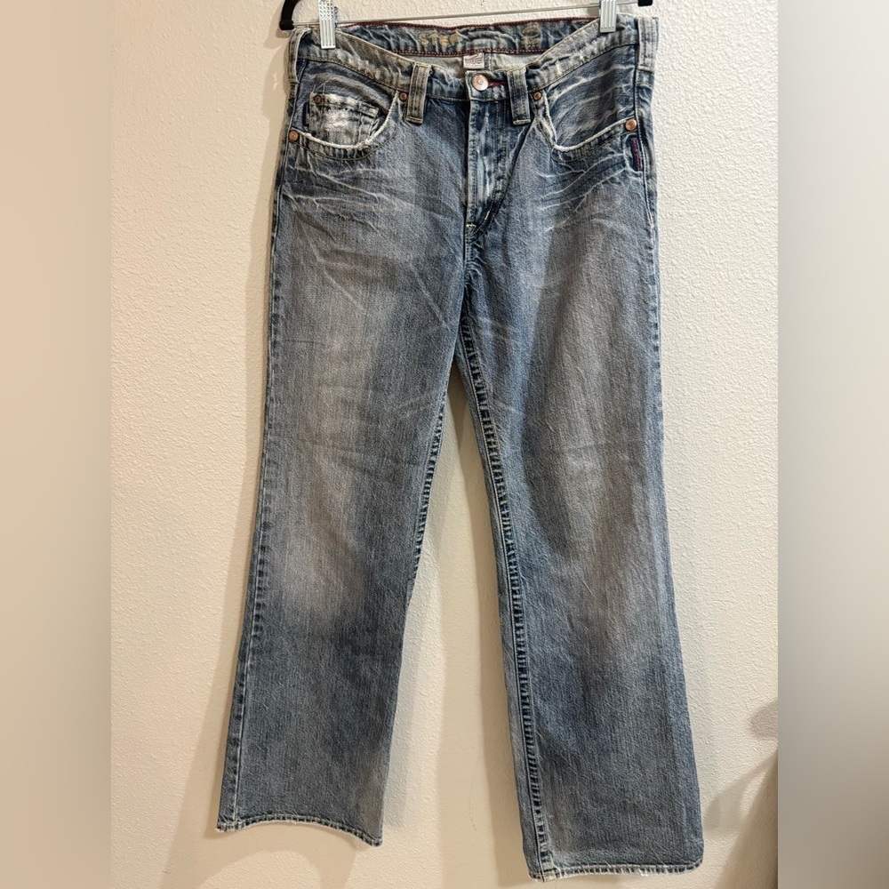 Stef Women's Silver Jeans Retired Size 32/34  CA00508 Western Glove Works-retire